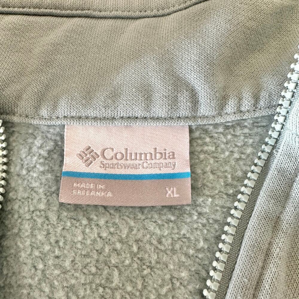 COLUMBIA Women's Aldermore Half Zip Fleece Pullover Crushed Blue XL - Picture 8 of 9